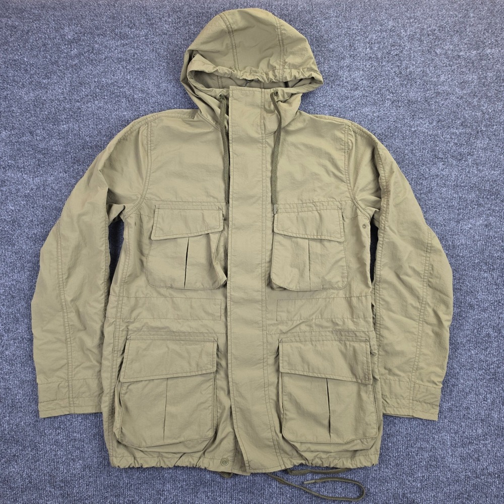 Best Made Co Field Jacket Mens S Green Nylon Hooded Utility Military Cargo Chore